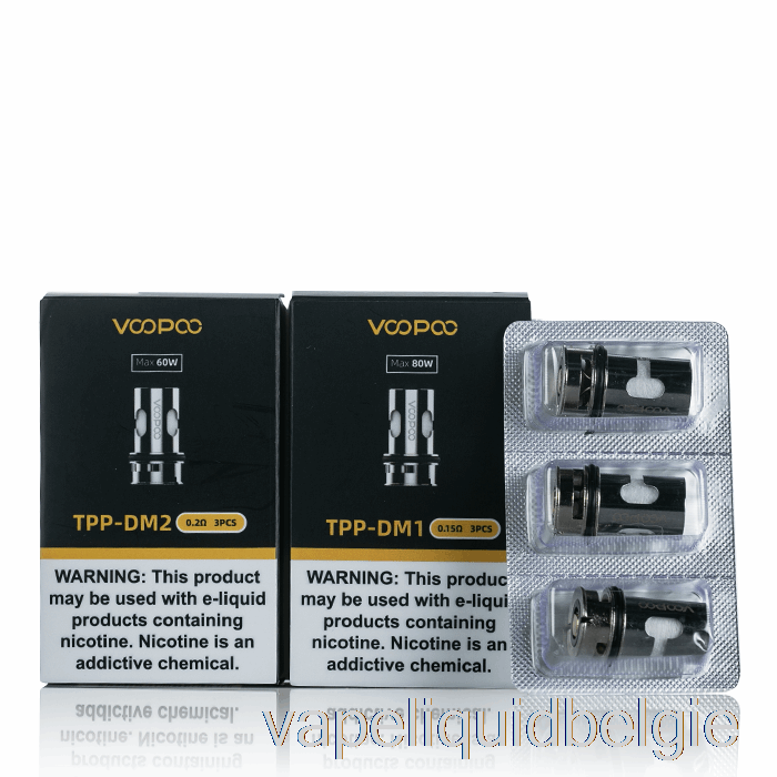 Vape Vloeibare Voopoo Tpp Vervangingsspoelen 0.15ohm Tpp-dm3 Mesh-spoelen